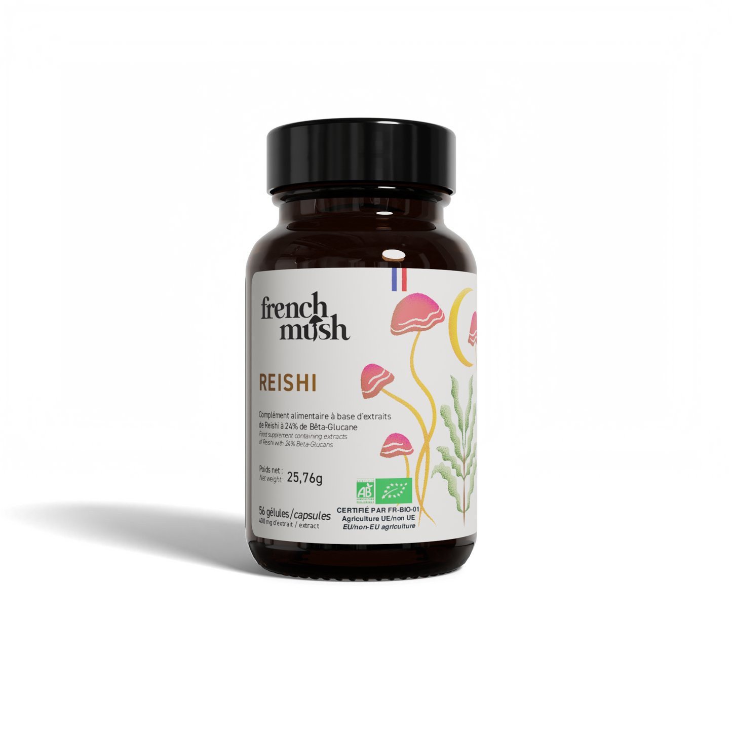 Reishi bio - 56 gélules - French Mush