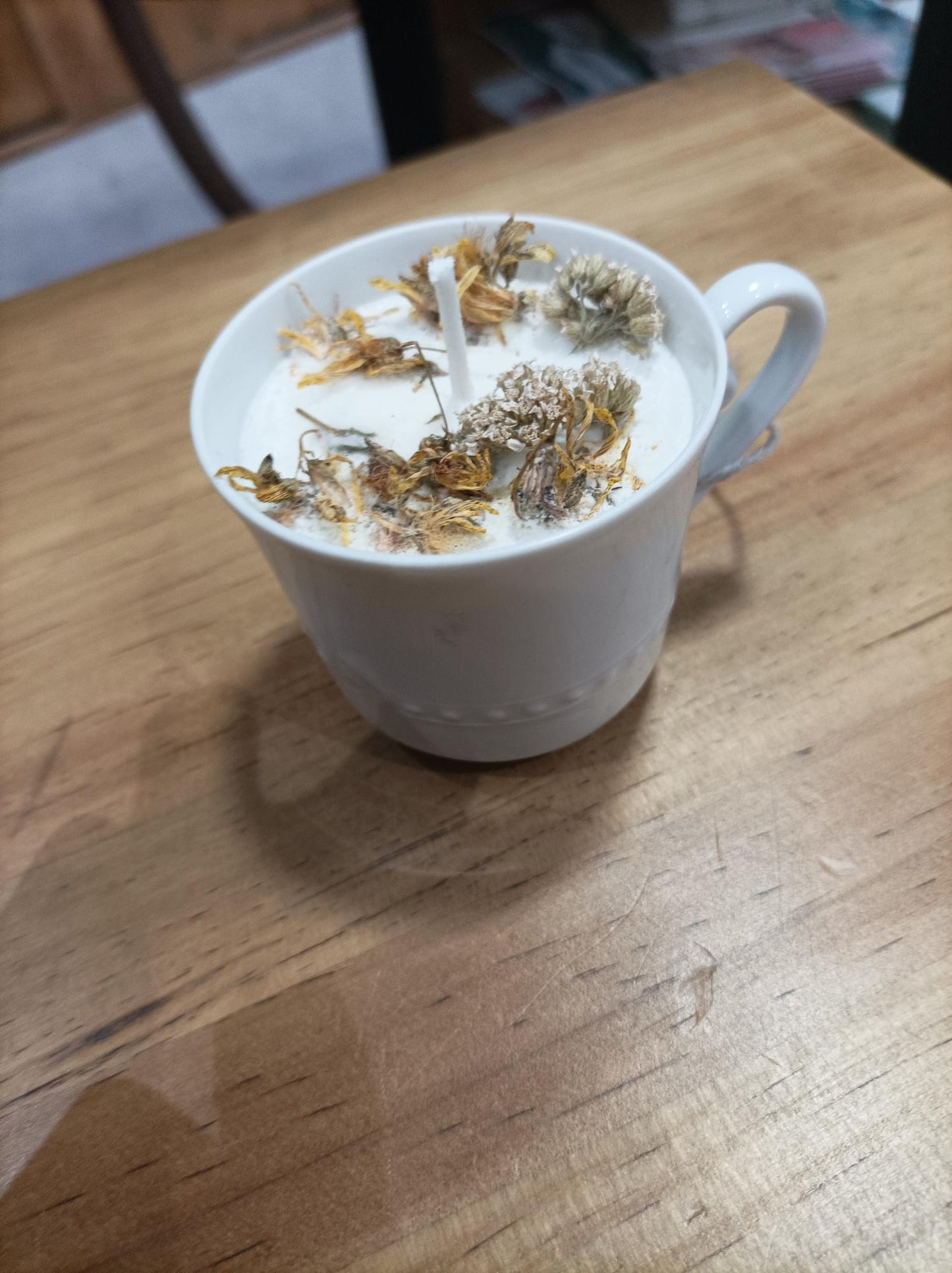 Bougie naturelle (3) - Tasse petit format - Les Tisâmes