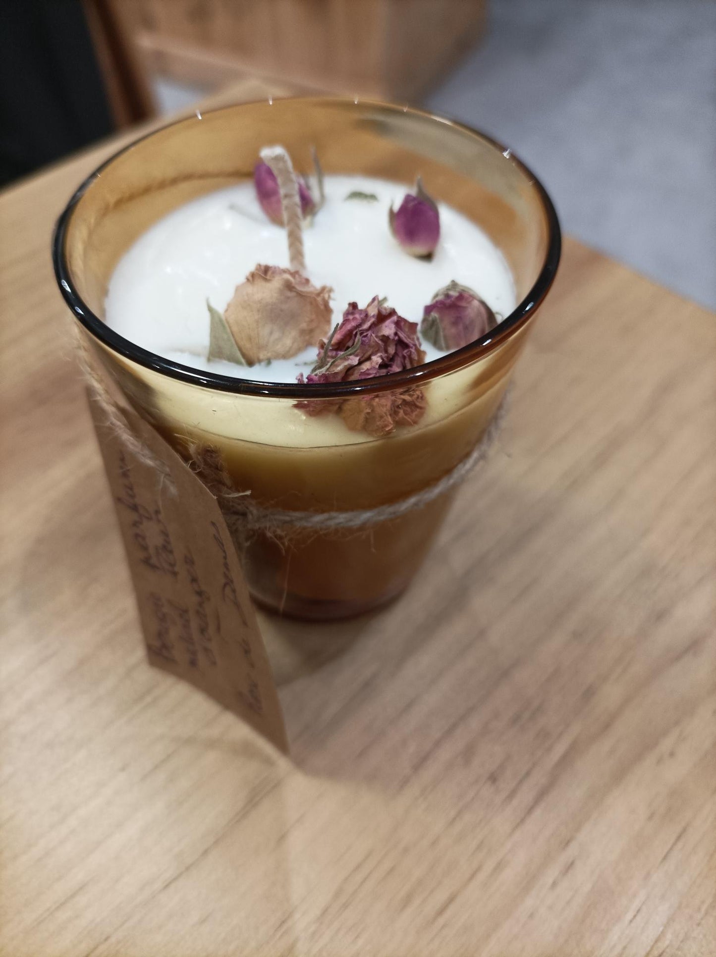 Bougie naturelle (13) - Tasse grand format - Les Tisâmes