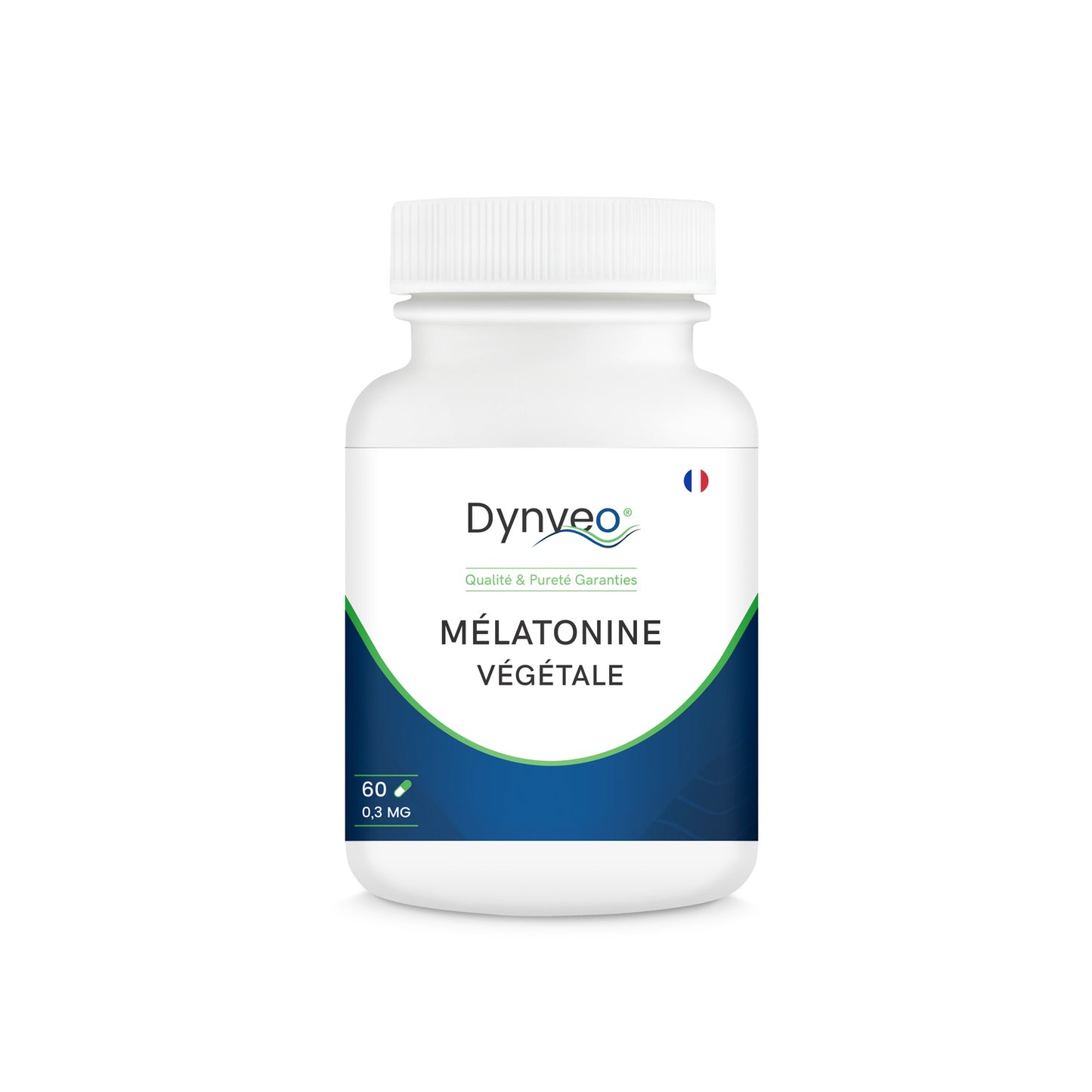Mélatonine naturelle végétale 0.3 mg - 60 gélules - Dynveo