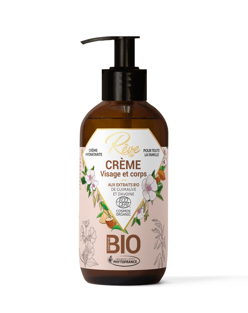 Crème visage et corps bio - 250 ml - Phytofrance