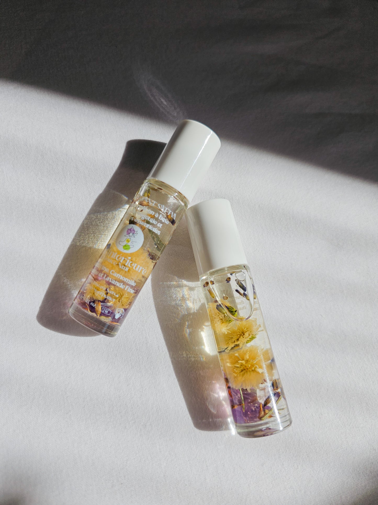 Paix Intérieure - roll-on huiles essentielles bio, fleurs et cristaux - 10 ml - Mon Instant Sattva
