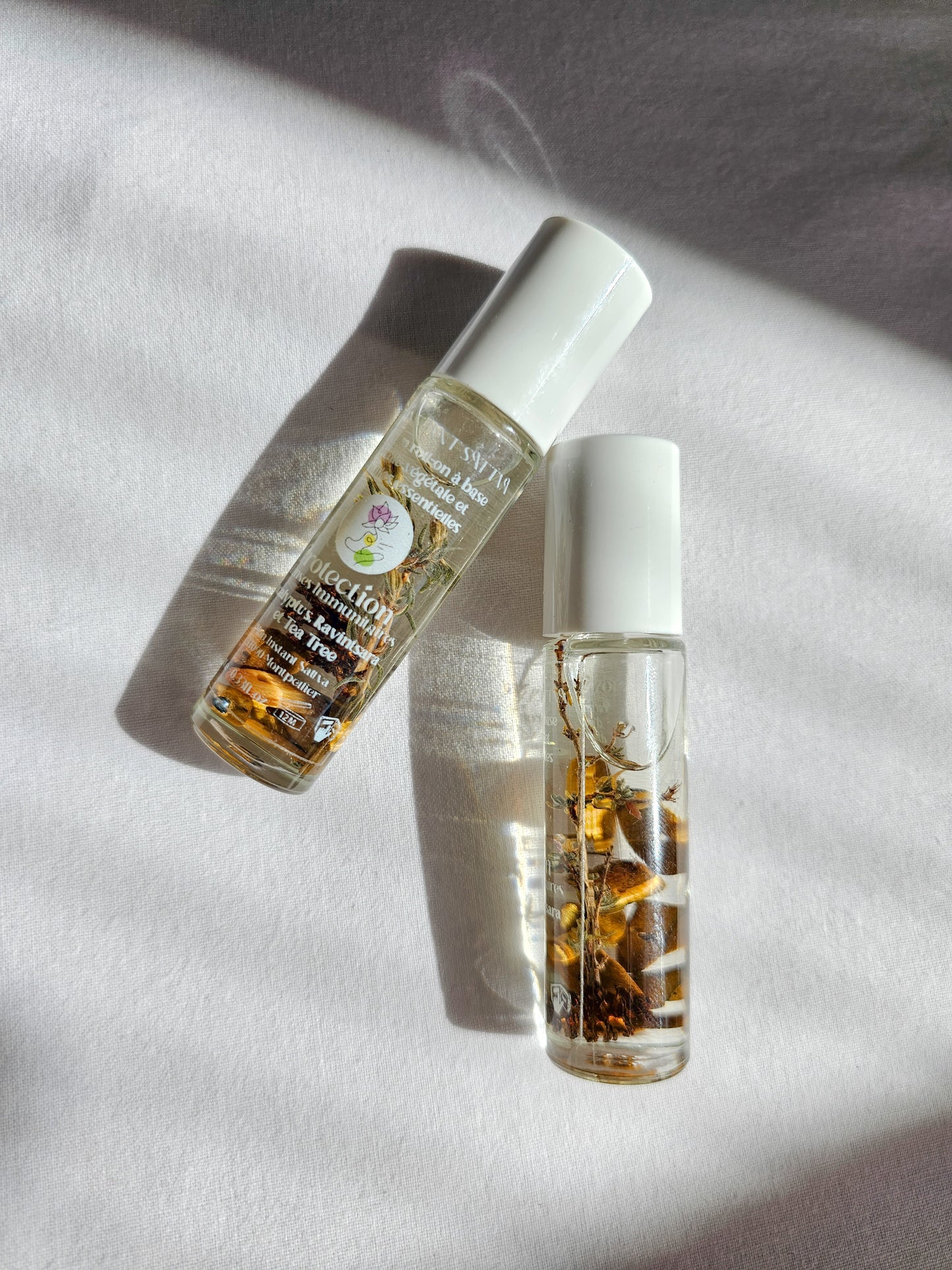 Protection - roll-on huiles essentielles bio, fleurs et cristaux - 10 ml - Mon Instant Sattva