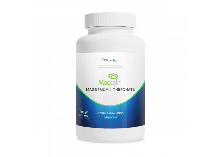 Magnésium L-thréonate : Magtein® - 60 gélules - Dynveo