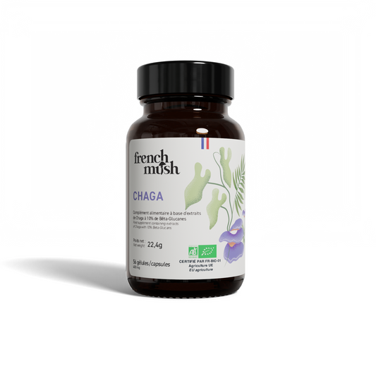 Chaga bio - 56 gélules - French Mush