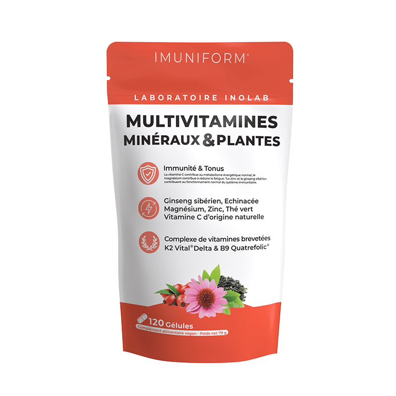 Imuni Form - Multivitamines - 120 gélules - Inolab