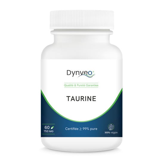 Taurine 750 mg - 60 gélules - Dynveo