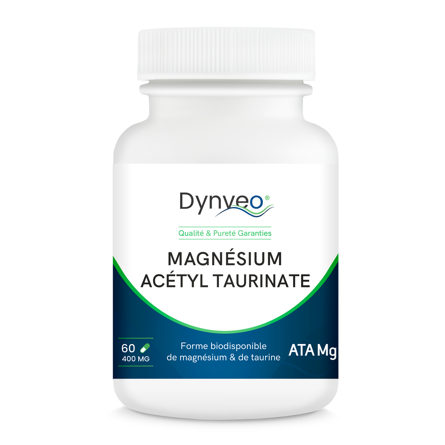 Magnésium Acétyl-Taurinate - 60 gélules - Dynveo
