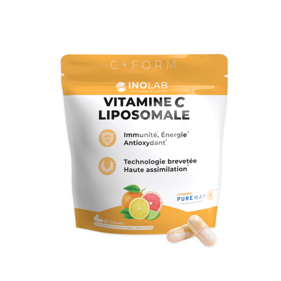 C+ Form - Vitamine C liposomale - 60 gélules - Inolab