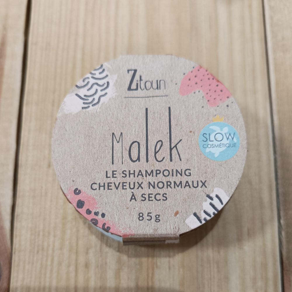 Shampoing solide Malek - Cheveux normaux à secs - 85 gr - Zitoun