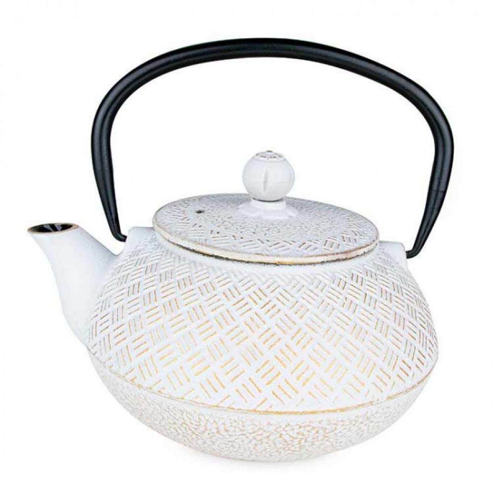 Théière en fonte blanche - Aromandise