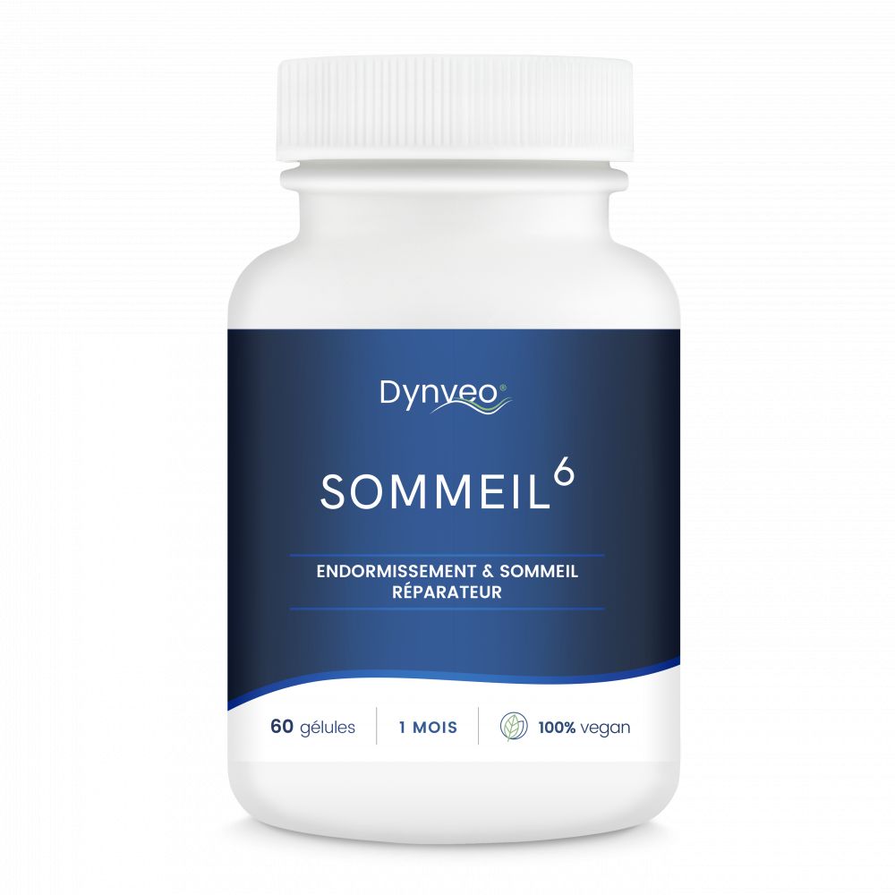 Sommeil 6 - Complexe endormissement, sommeil répérateur - 60 gélules - Dynveo