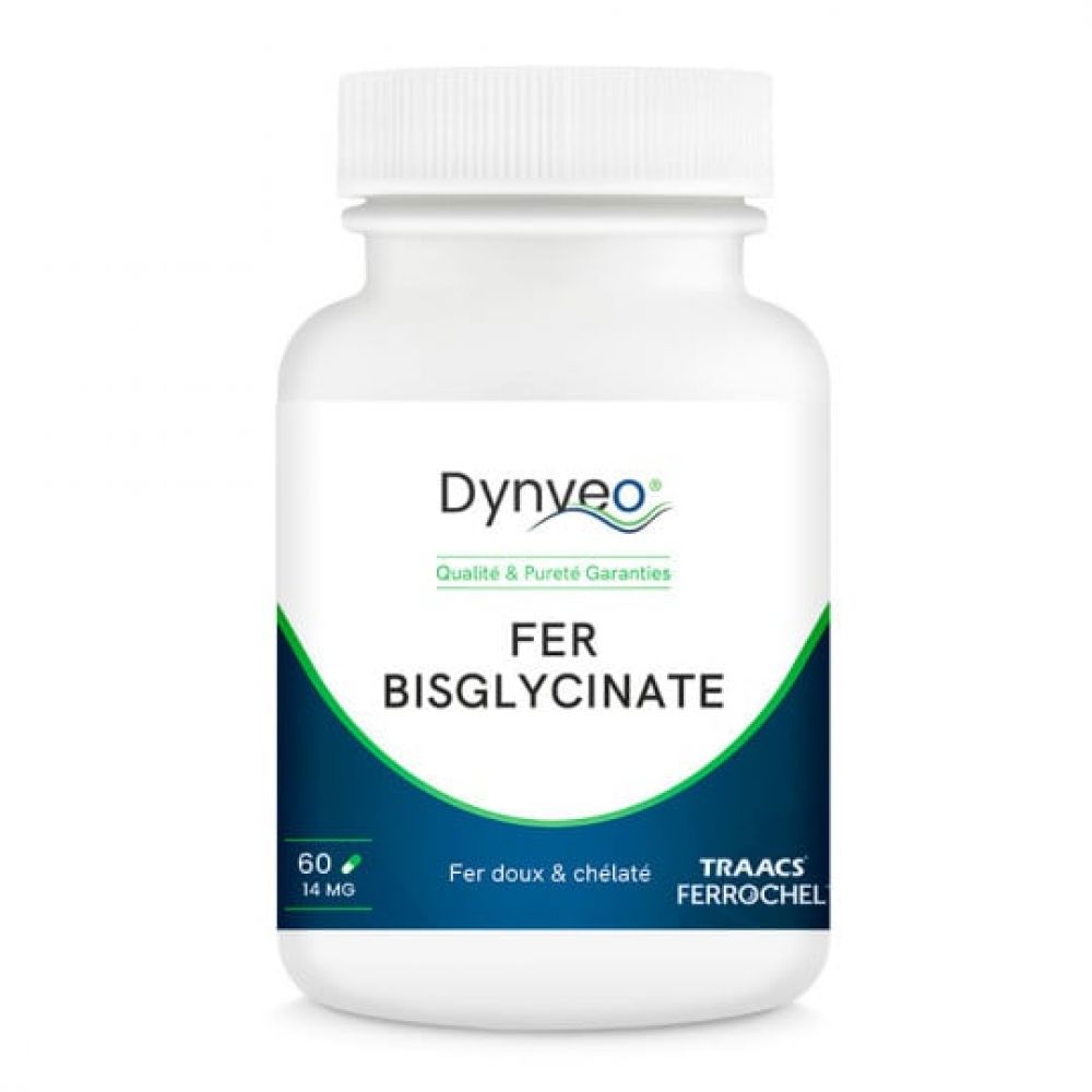 Fer Bisglycinate - 60 gélules - Dynveo