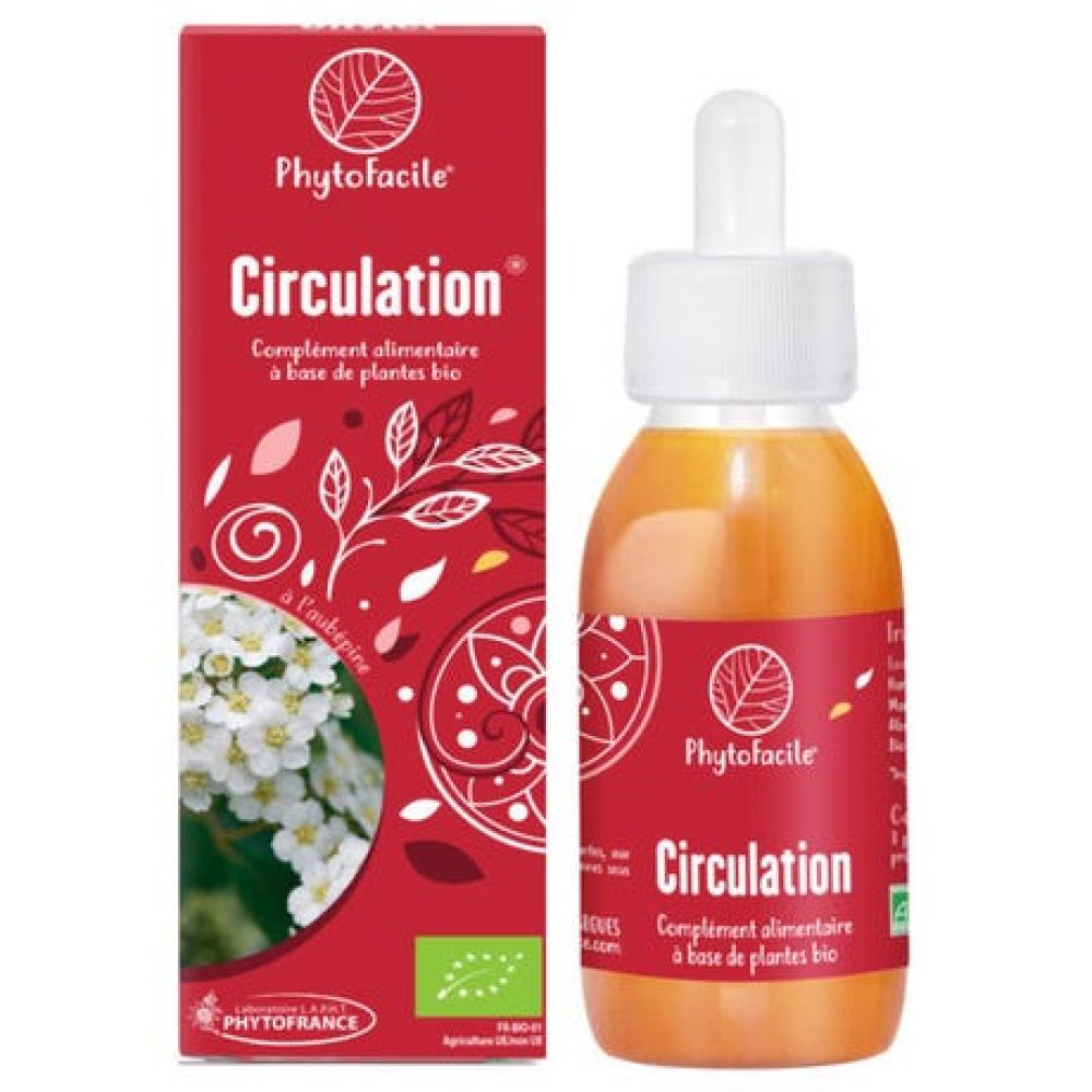 Circulation - Complexe phytofacile bio - 125 ml - Phytofrance