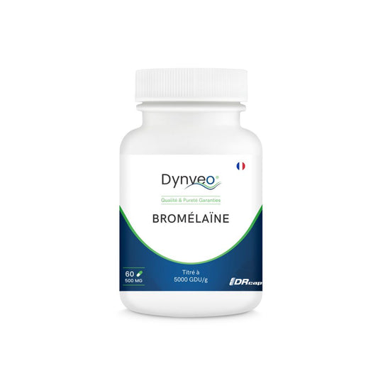 Bromelaine pure 500 mg - 60 gélules - Dynveo