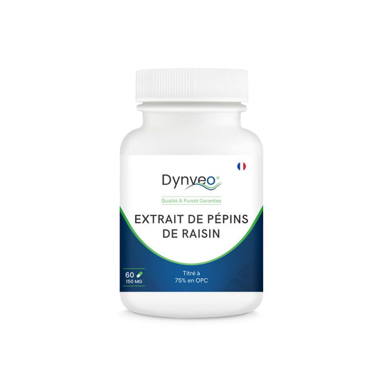 OPC Pépins de raisin 150 mg - 60 gélules - Dynveo