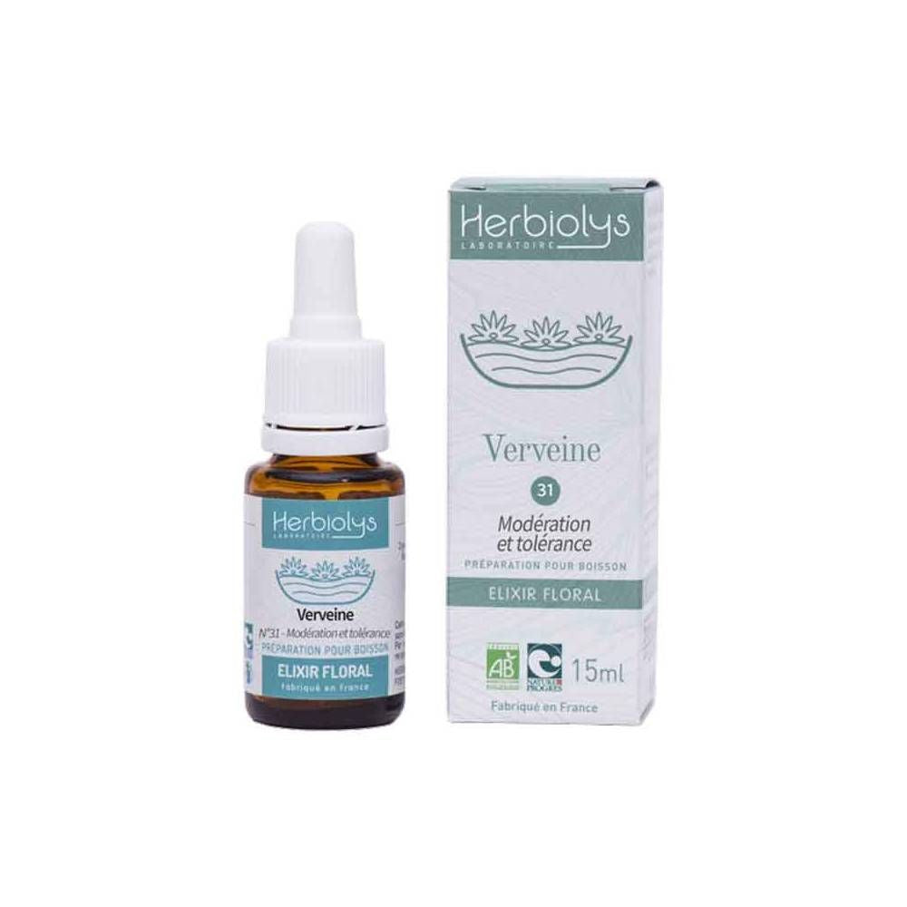 Verveine - Fleurs de Bach - 15 ml - Herbiolys