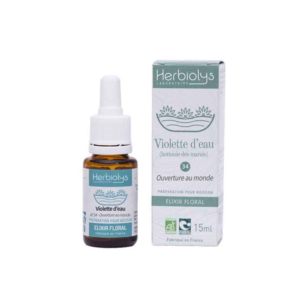 Violette d'eau - Fleurs de Bach - 15 ml - Herbiolys