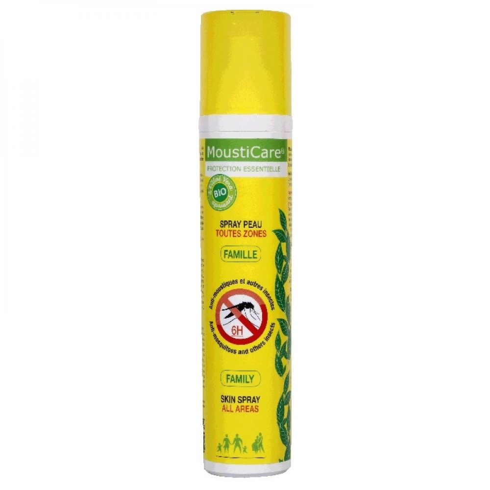 Spray peau famille bio - 125ml - MoustiCare