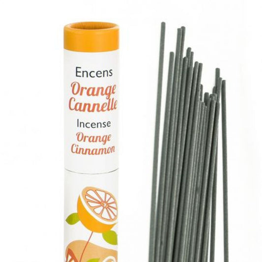 Encens végétal - Orange, cannelle - 30 bâtonnets - Aromandise
