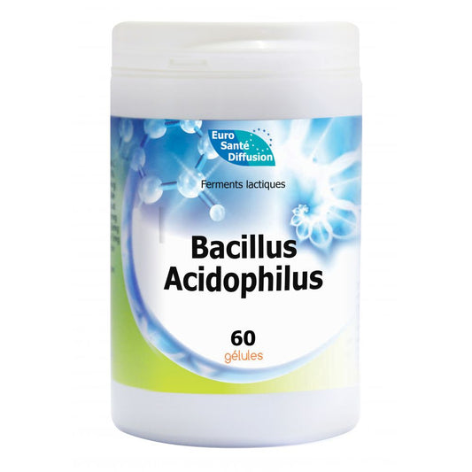 Bacillus Acidophilus - 60 gélules - Euro Santé Diffusion