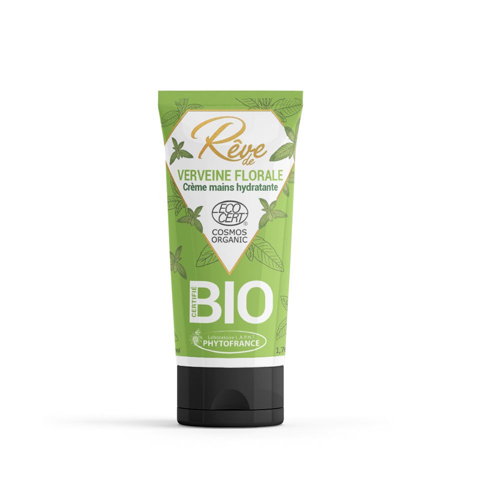 Crème mains hydratantes - Verveine florale - 50 ml - PhytoFrance