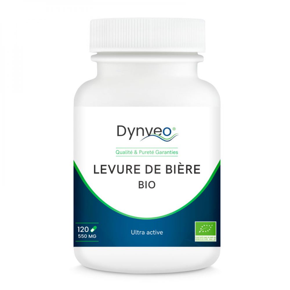 Levure de bière bio - 120 gélules - Dynveo