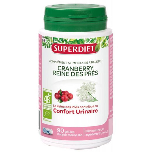 Cranberry + Reine des près bio - 90 gélules - Superdiet
