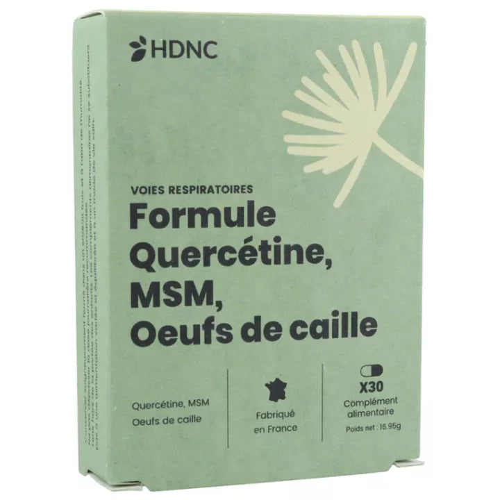 Allergies - Complexe Quercétine MSM oeufs de caille - 30 capsules - HDNC