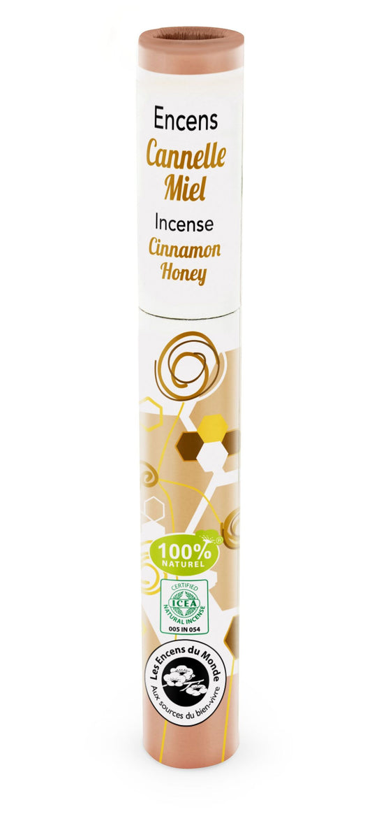 Encens végétal - Cannelle, Miel - 30 bâtonnets - Aromandise