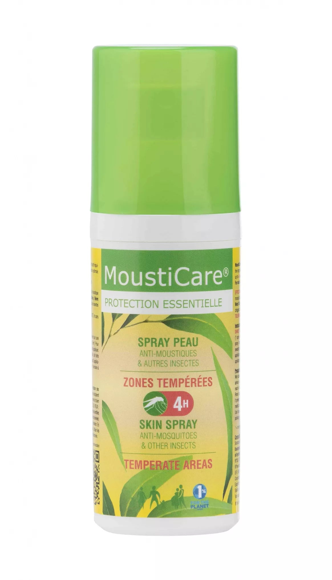 Spray peau Zones Tempérés - 50 ml - Mousticare