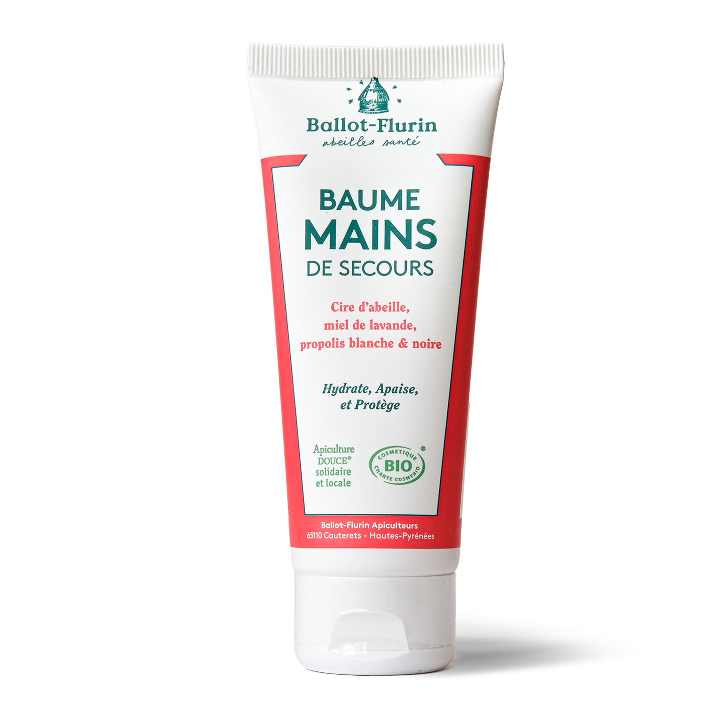 Baume mains de secours bio - 75 ml - Ballot-Flurin