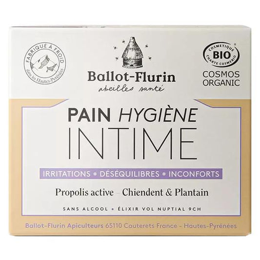 Pain hygiène intime bio - 100g - Ballot-Flurin