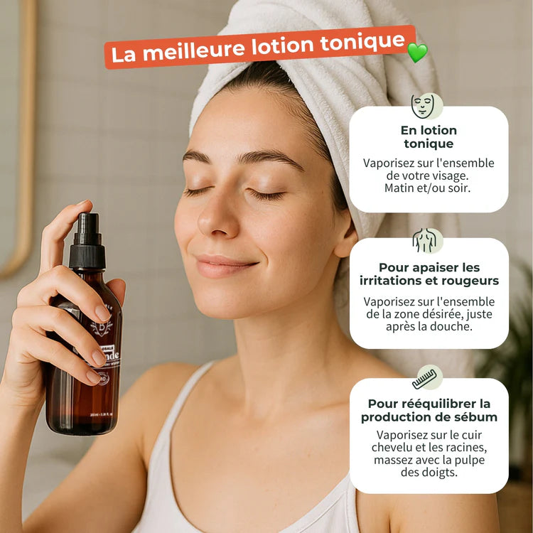 Eau florale de Lavande Bionoble lotion tonique