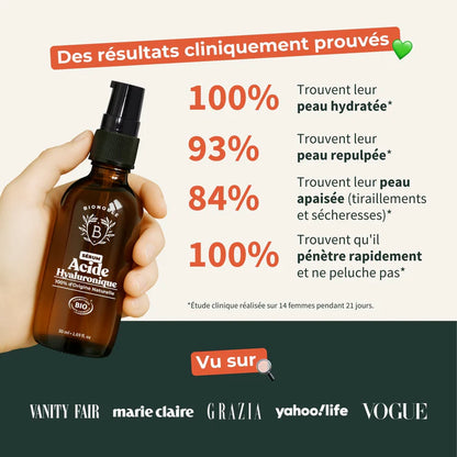 Acide Hyaluronique bio - Serum 30 ml - Bionoble