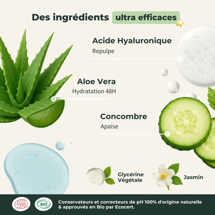 Acide Hyaluronique bio - Serum 50 ml - Bionoble