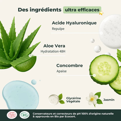 Acide Hyaluronique bio - Serum 50 ml - Bionoble