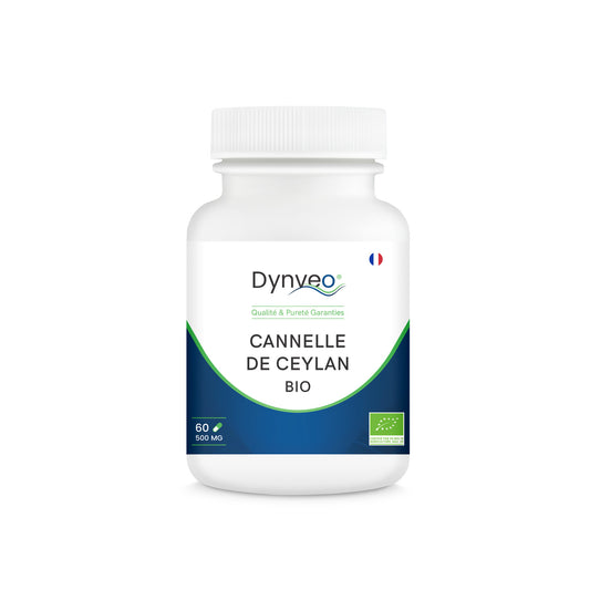 Cannelle de Ceylan 500 mg - 60 gélules - Dynveo