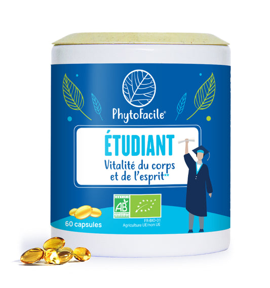 Etudiant - Phytofrance 60 capsules - Phytofrance