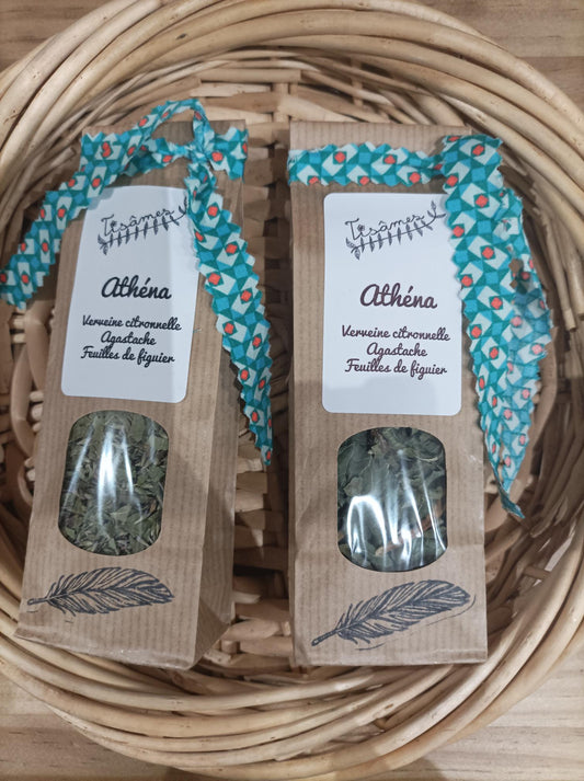 Tisane Athéna - Feuilles de figuier, agastache, verveine - 10 gr - Les Tisâmes