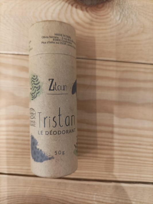 Tristan Stick - Déodorant solide - 50 gr - Zitoun