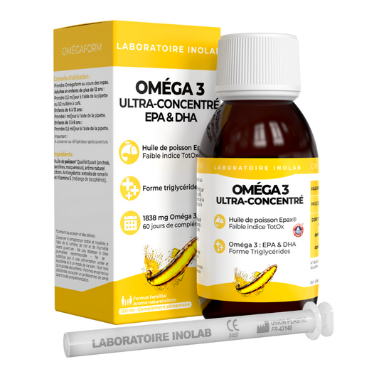 Omega Form - Omégas 3 liquide - 150 ml - Inolab
