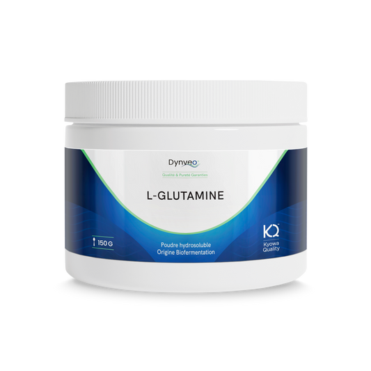 L-Glutamine naturelle végétale - 150g  Poudre - Dynveo
