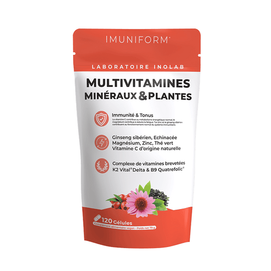 Imuni Form - Multivitamines - 120 gélules - Inolab