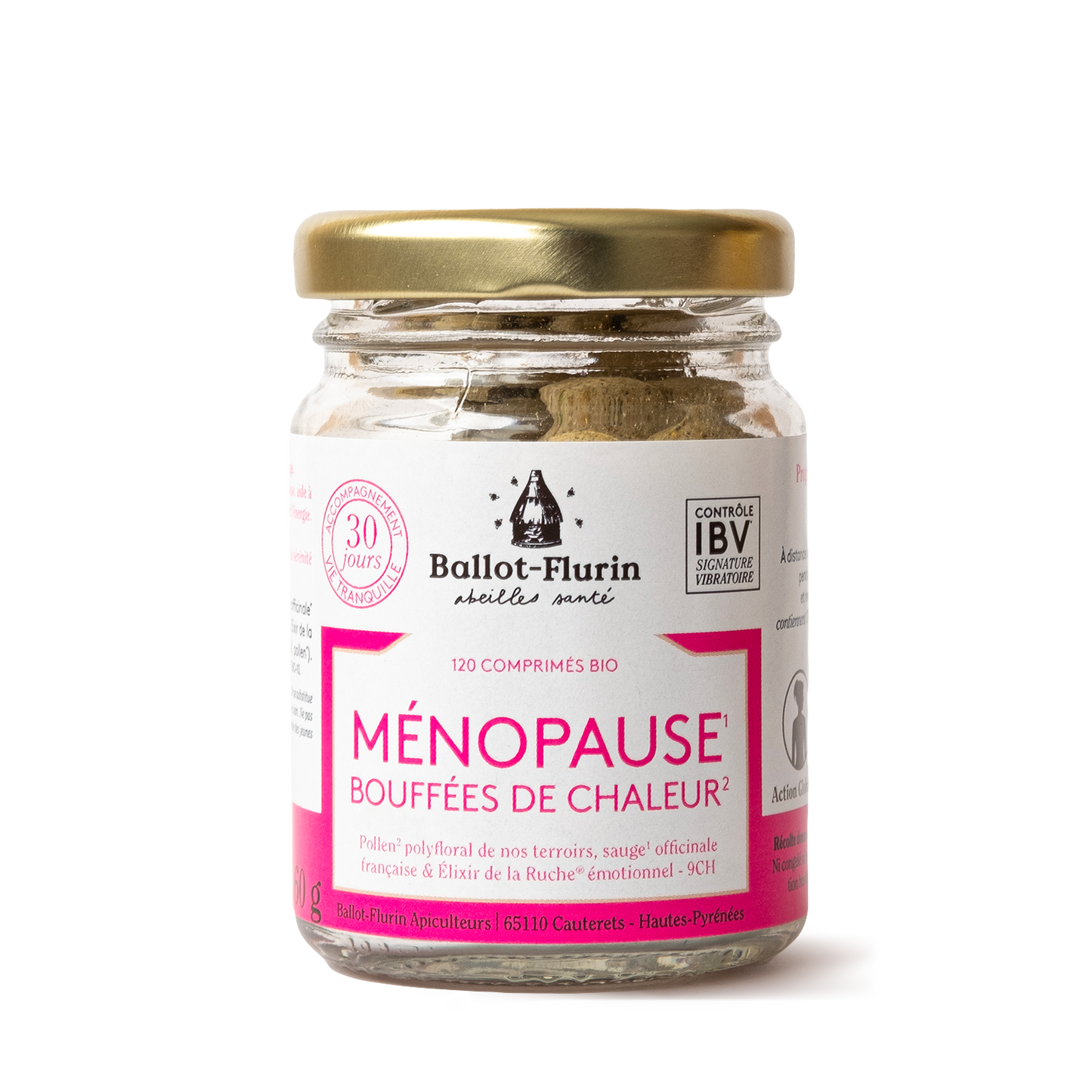 Ménopause, bouffées de chaleur - 120 comprimés - Ballot-Flurin