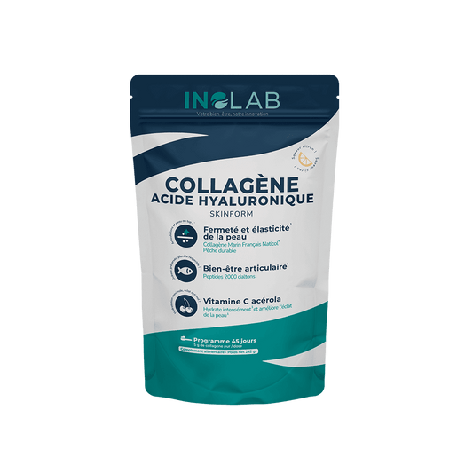 Skin Form - Complexe Collagène marin (Chocolat) - 242 gr (45 doses) - Inolab