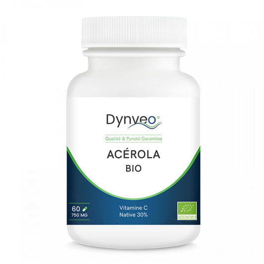 Acérola bio 750 mg - 60 gélules - Dynveo