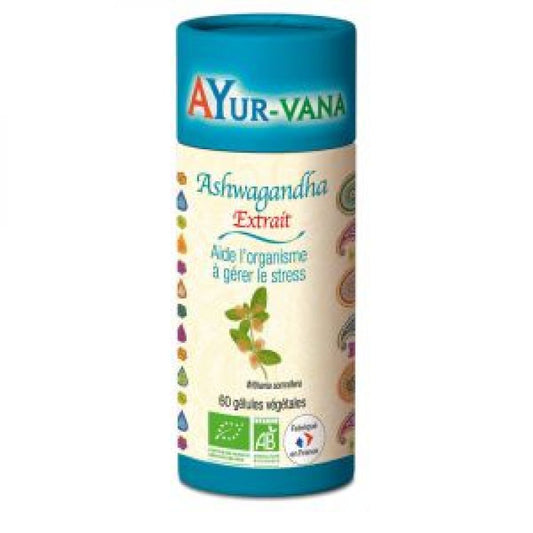 Ashwagandha bio - 60 gélules - Ayur-Vana