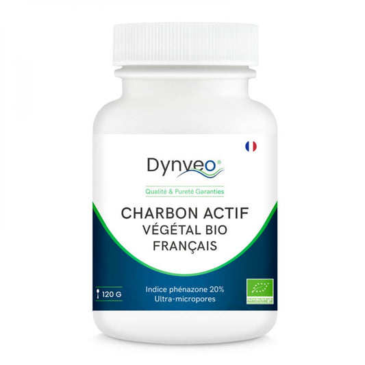 Charbon actif végétal bio - 120 gr - Dynveo