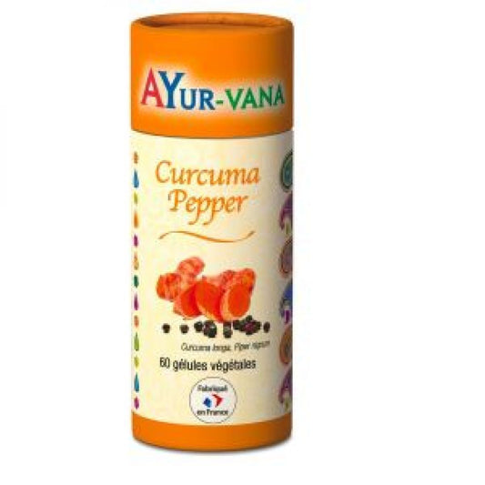Curcuma pepper - 60 gélules-  Ayur-Vana
